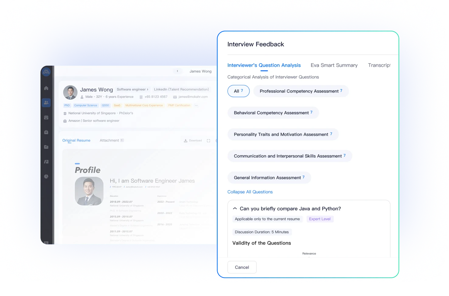Moka Interviewer Analysis